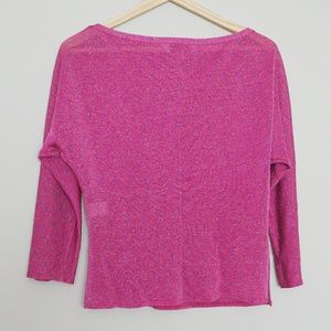 Trina Turk Hot Pink Metallic Top